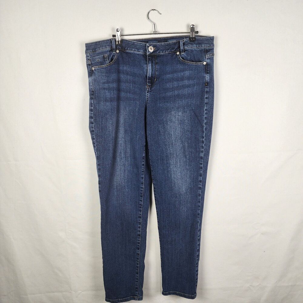 J Jill Weekender Straight Leg Jeans Size 14 Plus Casual Normcore Basic Classic